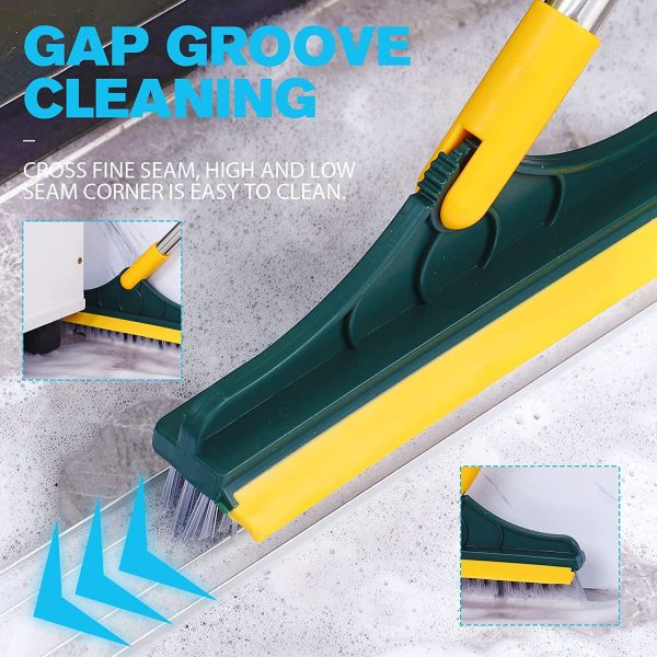 2 In 1 Floor Cleaning Brush Bathroom Tile Windows Floor Cleaning