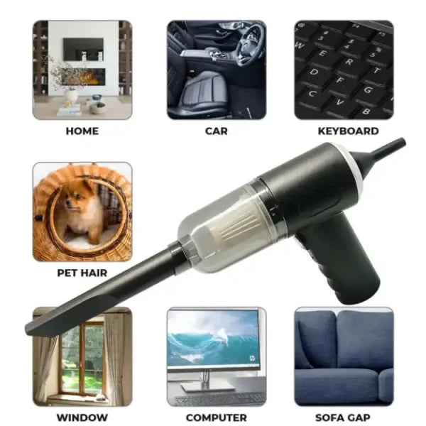 3 In 1 Portable Vacuum Cleaner Wireless Hand-held Cleaning For Car Home As 228