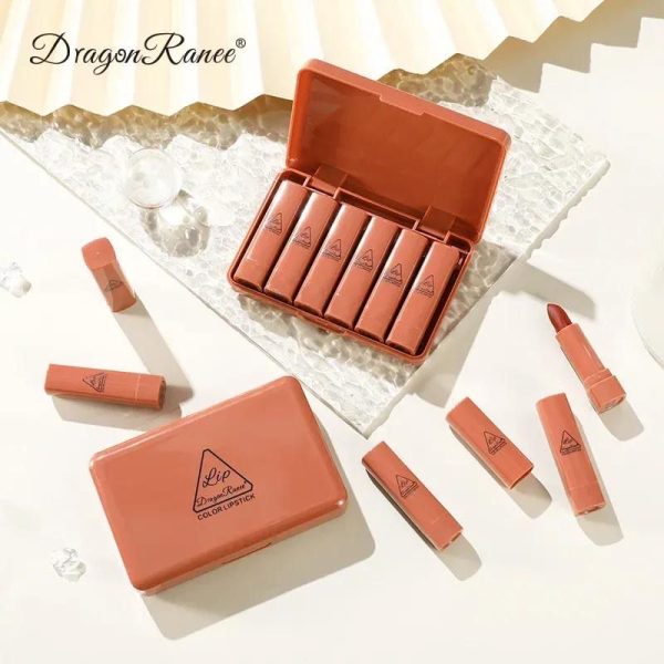 (pack Of 6 )dragon Ranee Lipstick Set