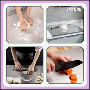 Stainless Steel Cutting Board Durable, Hygienic, And Easy To Clean—perfect For All Your Chopping Needs.