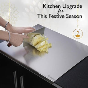 Stainless Steel Cutting Board Durable, Hygienic, And Easy To Clean—perfect For All Your Chopping Needs.